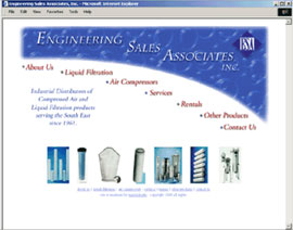 Engineering Sales Associates Inc webpage